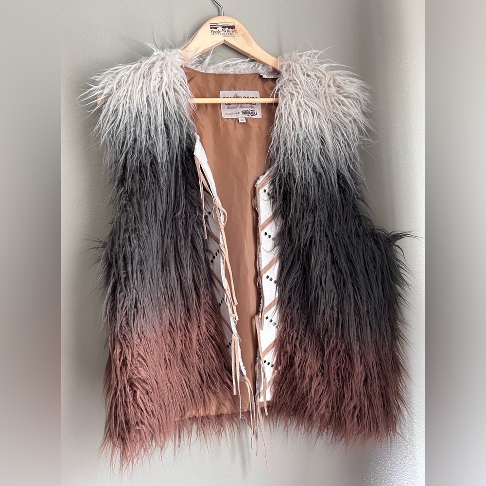 Faux Fur Ombre Vest